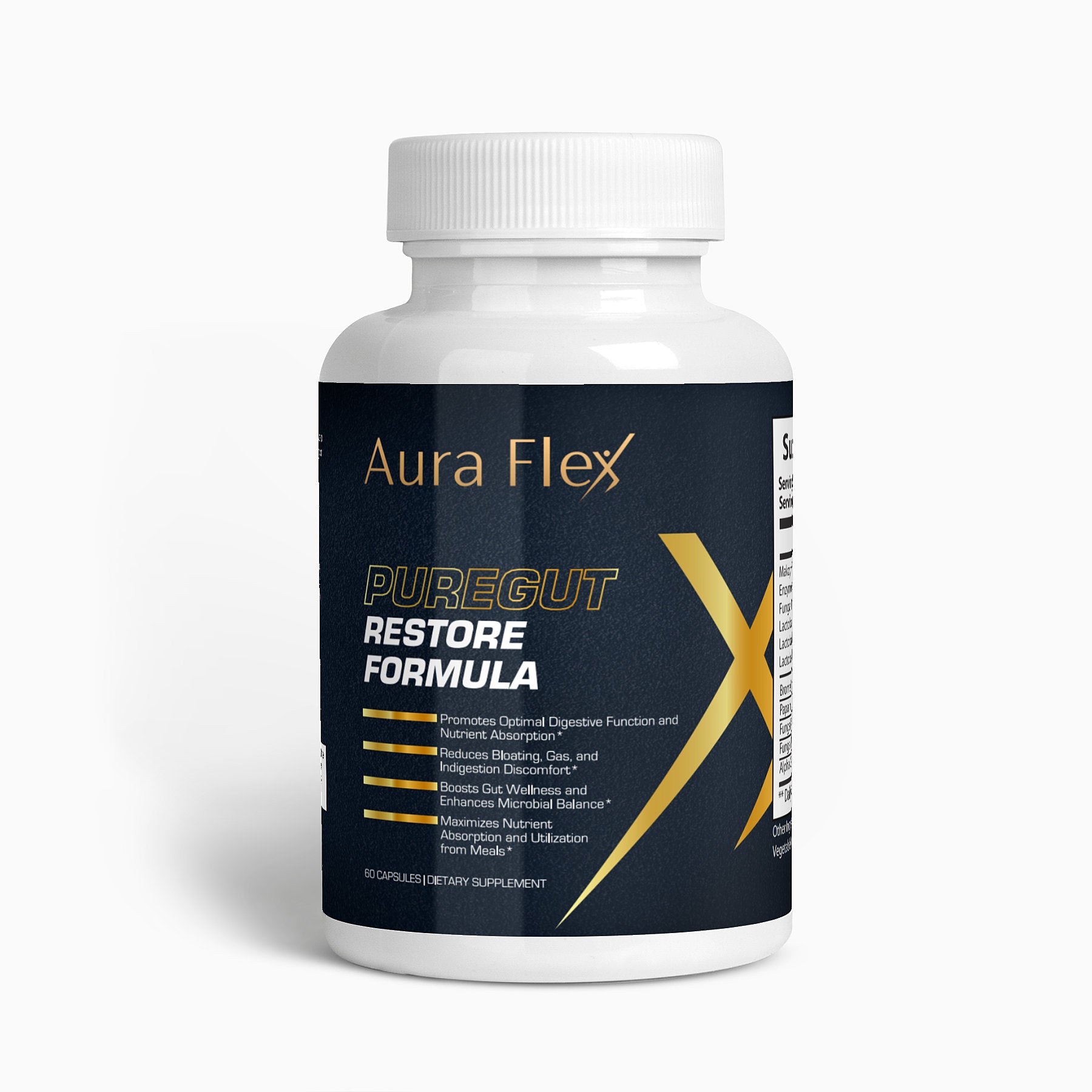 Digestive Enzyme Pro BlendDigestive enzyme supplements help the body break down proteins, lipids, and carbs to aid digestion and assimilation of nutrients to produce more energy and a healthiSpecialty SupplementsAura FlexDigestive Enzyme Pro Blend