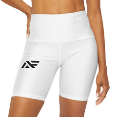 Aura Flex High Waisted Yoga Shorts (AOP)