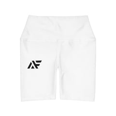 Aura Flex High Waisted Yoga Shorts (AOP)